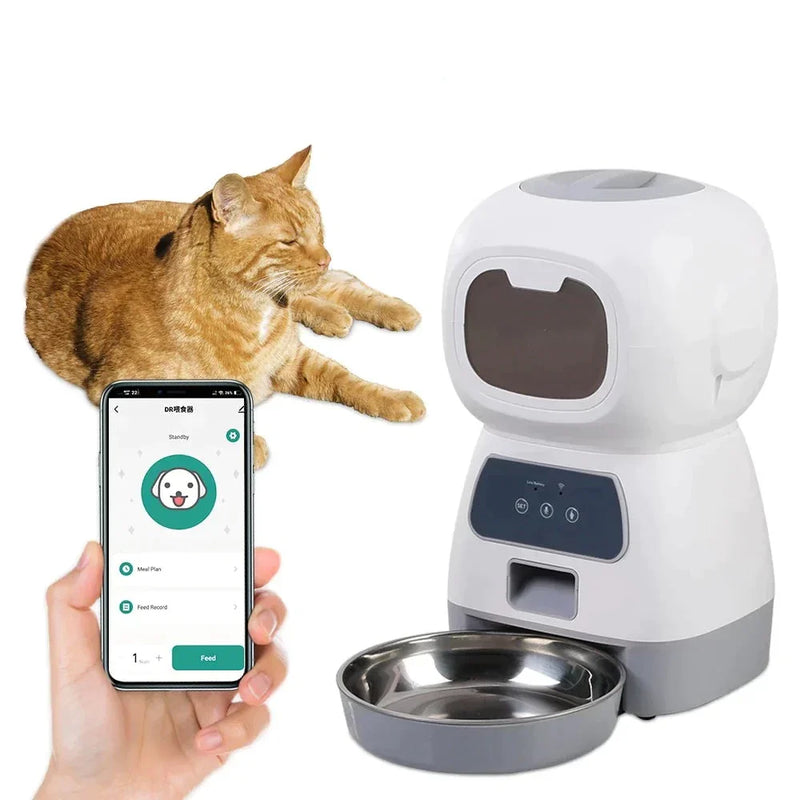 Alimentador Automático para Cães e Gatos - Roof